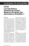 Les maraîchers cévenols du réseau Nature et Progrès, des agriculteurs invisibles ?