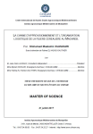 La chaîne d’approvisionnement et l’organisation logistique de la filière céréalière au Maghreb