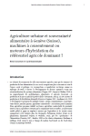 Agriculture urbaine et souveraineté alimentaire à Genève (Suisse), machines à consentement ou moteurs d’hybridation du référentiel agricole dominant ?