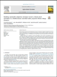 Modeling sustainable adaptation strategies toward a climate-smart agriculture in a Mediterranean watershed under projected climate change scenarios