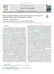 Staging agriculture during on-farm markets: how does French farmers' rationality influence their representation of rurality?