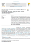 Fresh foods irrigated with recycled water: a framed field experiment on consumer responses