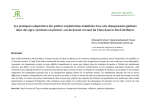 Les pratiques adaptatives des petites exploitations familiales face aux changements globaux dans des agro-systèmes en pluvial