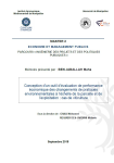 Conception d’un outil d’évaluation de performance économique des changements de pratiques environnementales à l’échelle de la parcelle et de l’exploitation