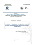 Conditions d’engagement des agriculteurs dans un dispositif de compensation volontaire de carbone à l’échelle locale