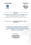 Identification des paramètres pertinents du modèle de coton Simbad sur lesquels on doit se baser pour calibrer le modèle dans les conditions agro-climatiques Africaines