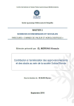 Contribution à l’amélioration des approvisionnements et des stocks au sein de la société Solidar’Monde