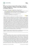 Using local agroecological knowledge in climate change adaptation: a study of tree-based options in northern Morocco