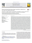 Winners and losers from climate change in agriculture: insights from a case study in the Mediterranean basin