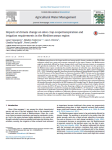 Impacts of climate change on olive crop evapotranspiration and irrigation requirements in the Mediterranean region