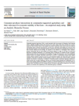 Consumer-producer interactions in community-supported agriculture and their relevance for economic stability of the farm – An empirical study using an Analytic Hierarchy Process