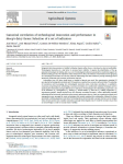 Canonical correlation of technological innovation and performance in sheep's dairy farms: Selection of a set of indicators