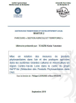 Mise en relation des mesures de produits phytosanitaires dans l’air et des pratiques agricoles dans les systèmes Grandes cultures et Arboriculture en région Centre-Val-de Loire dans le cadre du projet RePP’Air (Réduction des Produits Phytosanitaires dans l’Air)