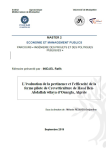 L’évaluation de la pertinence et l’efficacité de la ferme pilote de crevetticulture de Hassi Ben-Abdallah wilaya d’Ouargla, Algérie