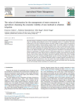 The value of information for the management of water resources in agriculture: assessing the economic viability of new methods to schedule irrigation