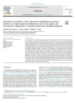 Transitions in agriculture: three frameworks highlighting coexistence between a new agroecological configuration and an old, organic and conventional configuration of vegetable production in Wallonia (Belgium)