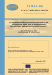 La regulation environnementale represente-t-elle un frein ou un levier pour le developpement des échanges agricoles euro-mediterraneens ?