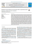 Modelling crop diversification and association effects in agricultural systems