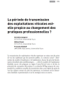 La période de transmission des exploitations viticoles est-elle propice au changement des pratiques professionnelles ?