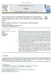 Future perspectives of sustainable development: an innovative planning approach to inner areas. Experience of an Italian alpine region