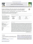 Ecological challenges in life cycle assessment and carbon budget of organic and conventional agroecosystems: a case from Lithuania