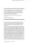 Territorialisation et écologisation dans la filière forêt-bois française : une rencontre fortuite ?