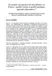 Les projets néo-paysans de microfermes en France : quelles visions et quelles pratiques agricoles alternatives ?