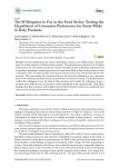 The Willingness to Pay in the food sector. Testing the hypothesis of consumer preferences for some Made in Italy products