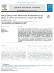 Crop rotations in a climate change scenario: short-term effects of crop diversity on resilience and ecosystem service provision under drought