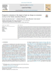 Prospective evaluation of the impact of land use change on ecosystem services in the Ourika watershed, Morocco