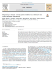 Responding to change: farming system resilience in a liberalized and volatile European dairy market