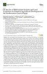 On the use of multivariate analysis and land evaluation for potential agricultural development of the northwestern coast of Egypt