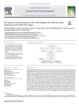 The impact of climate changes on the water footprint of wheat and maize production in the Nile Delta, Egypt