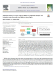 Modeling impacts of future climate change on reservoir storages and irrigation water demands in a Mediterranean basin