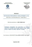 Stratégies d’adaptation des agriculteurs au manque d’eau et à l’évolution des modes d’accès à l’eau. Etude de cas : bassin du Lebna, Cap Bon (Tunisie)