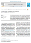 Wheat sustainable supply chain network design with forecasted demand by simulation