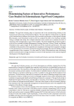 Determining factors of innovative performance: case studies in Extremaduran agri-food companies