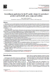 Storytelling in applications for the EU quality schemes for agricultural products and foodstuffs: place, origin and tradition