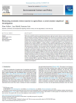 Measuring economic water scarcity in agriculture: a cross-country empirical investigation