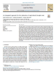 An integrated approach for the estimation of agricultural drought costs