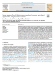 Vacant lands on french mediterranean coastlines: Inventory, agricultural opportunities, and prospective scenarios