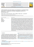 Carbon footprints and social carbon cost assessments in a perennial energy crop system: a comparison of fertilizer management practices in a Mediterranean area