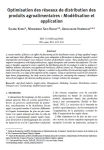 Optimisation des réseaux de distribution des produits agroalimentaires: modélisation et application