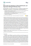 Soil carbon investigation in three pedoclimatic and agronomic settings of Northern Italy