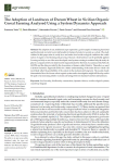 The adoption of landraces of durum wheat in sicilian organic cereal farming analysed using a system dynamics approach