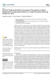 Do fair trade labels bias consumers’ perceptions of food products? A comparison between a central location yest and home-use test