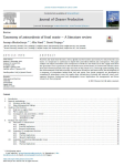 Taxonomy of antecedents of food waste - A literature review