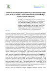 Actions de développement proposées par des habitants d’une zone rurale en Tunisie : entre des demandes individuelles et le pari d’actions collectives