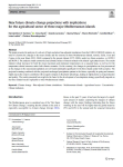 Near future climate change projections with implications for the agricultural sector of three major Mediterranean islands