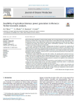 Feasibility of agriculture biomass power generation in Morocco: techno-economic analysis